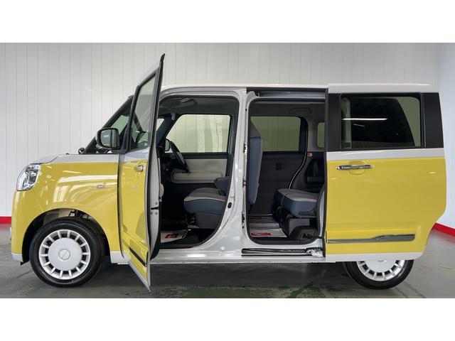 ムーヴキャンバスストライプスＧダイハツ認定中古車ｌ保証／整備付ｌ低走行ｌ両側電動スライドドアｌ電動パーキングブレーキｌシートヒーターｌオートエアコンｌスマートアシスト（茨城県）の中古車