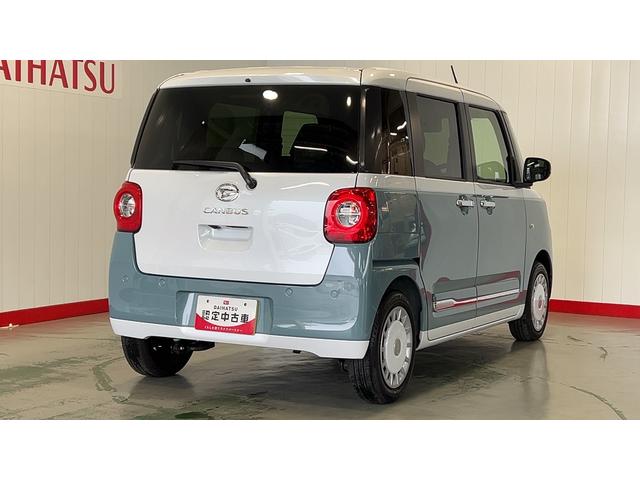 ムーヴキャンバスストライプスＧダイハツ認定中古車ｌ保証／整備付ｌ両側電動スライドドアｌ電動パーキングブレーキｌシートヒーターｌオートエアコンｌスマートアシスト（茨城県）の中古車