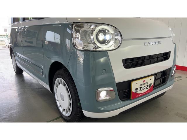 ムーヴキャンバスストライプスＧダイハツ認定中古車ｌ両側電動スライドドアｌ電動パーキングブレーキｌＬＥＤヘッドライトｌシートヒーターｌオートエアコンｌスマートアシストｌ保証／整備付（茨城県）の中古車