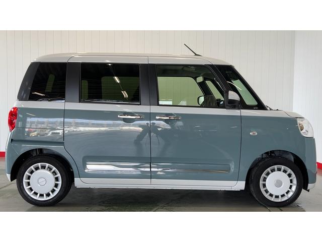 ムーヴキャンバスストライプスＧダイハツ認定中古車ｌ両側電動スライドドアｌ電動パーキングブレーキｌＬＥＤヘッドライトｌシートヒーターｌオートエアコンｌスマートアシストｌ保証／整備付（茨城県）の中古車