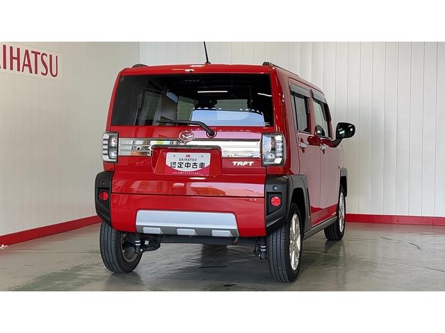 タフトＧターボ　クロムベンチャーダイハツ認定中古車ｌ電動パーキングブレーキｌターボｌ革ハンドルｌナビｌパノラマモニターｌクルーズコントロールｌシートヒーターｌコーナーセンサーｌスマートアシストｌ保証／整備付（茨城県）の中古車
