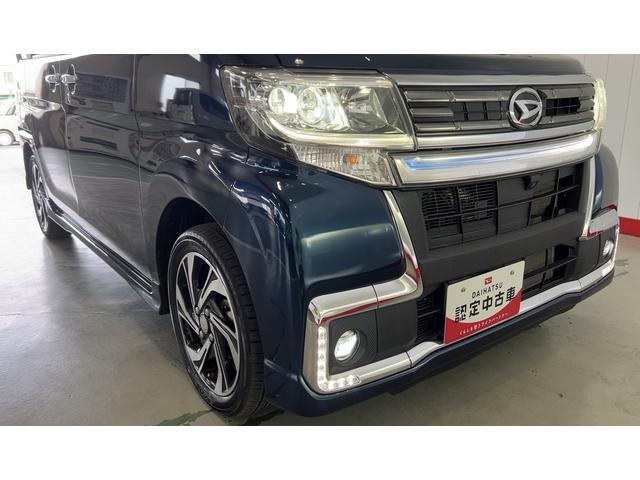 タントカスタムＲＳ　トップエディションＶＳ　ＳＡIIIダイハツ認定中古車ｌターボｌ革ハンドルｌナビｌパノラマモニターｌ両側電動スライドドアｌシートヒーターｌスマートアシストｌ保証／整備付（茨城県）の中古車