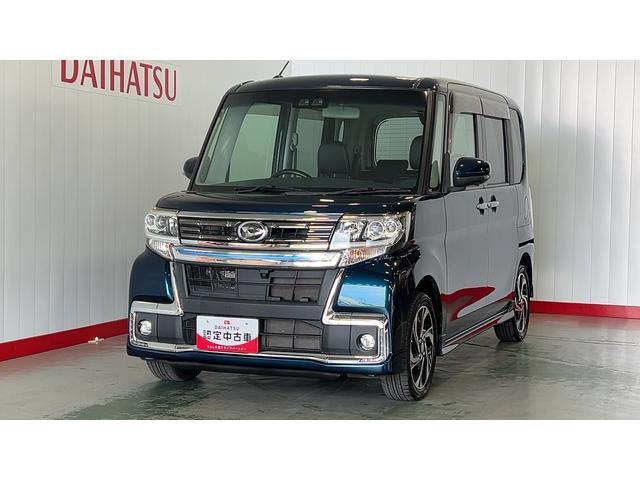 タントカスタムＲＳ　トップエディションＶＳ　ＳＡIIIダイハツ認定中古車ｌターボｌ革ハンドルｌナビｌパノラマモニターｌ両側電動スライドドアｌシートヒーターｌスマートアシストｌ保証／整備付（茨城県）の中古車