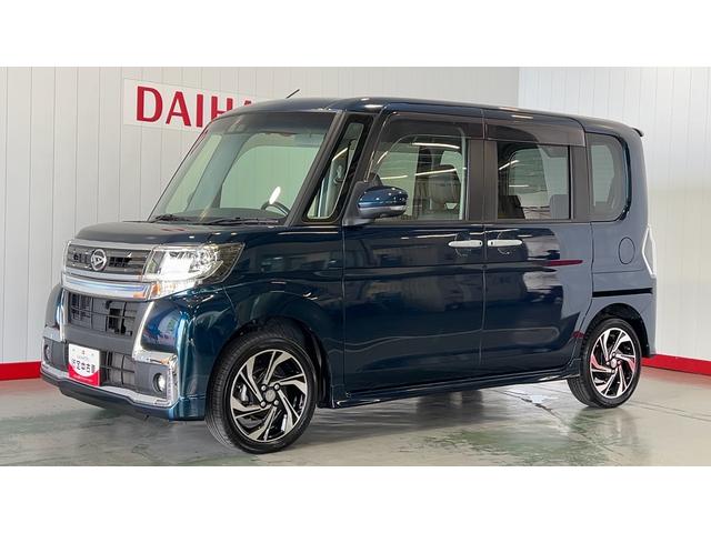 タントカスタムＲＳ　トップエディションＶＳ　ＳＡIIIダイハツ認定中古車ｌターボｌ革ハンドルｌナビｌパノラマモニターｌ両側電動スライドドアｌシートヒーターｌスマートアシストｌ保証／整備付（茨城県）の中古車