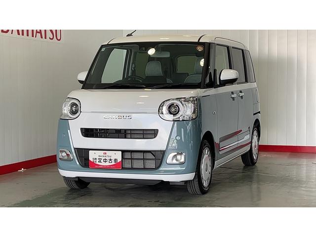 ムーヴキャンバスストライプスＧダイハツ認定中古車ｌ両側電動スライドドアｌ電動パーキングブレーキｌＬＥＤヘッドライトｌシートヒーターｌオートエアコンｌスマートアシストｌ保証／整備付（茨城県）の中古車