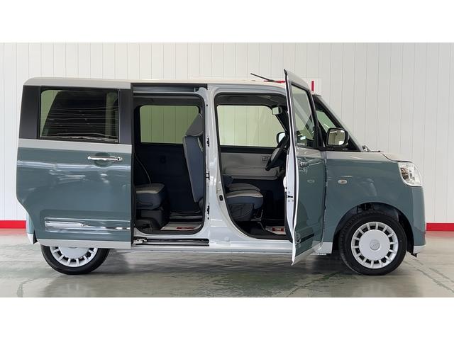 ムーヴキャンバスストライプスＧダイハツ認定中古車ｌ両側電動スライドドアｌ電動パーキングブレーキｌＬＥＤヘッドライトｌシートヒーターｌオートエアコンｌスマートアシストｌ保証／整備付（茨城県）の中古車