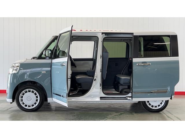 ムーヴキャンバスストライプスＧダイハツ認定中古車ｌ両側電動スライドドアｌ電動パーキングブレーキｌＬＥＤヘッドライトｌシートヒーターｌオートエアコンｌスマートアシストｌ保証／整備付（茨城県）の中古車