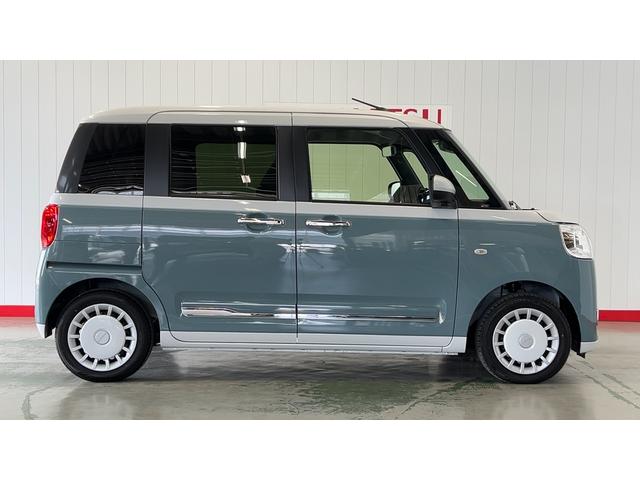 ムーヴキャンバスストライプスＧダイハツ認定中古車ｌ両側電動スライドドアｌ電動パーキングブレーキｌＬＥＤヘッドライトｌシートヒーターｌオートエアコンｌスマートアシストｌ保証／整備付（茨城県）の中古車