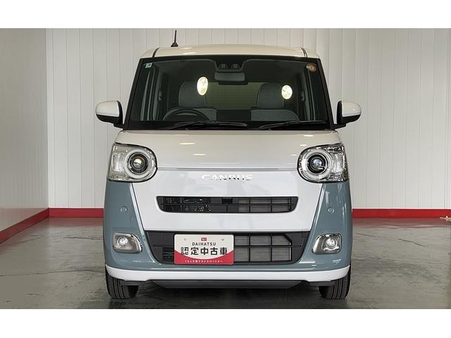 ムーヴキャンバスストライプスGダイハツ認定中古車l両側電動スライドドアl電動パーキングブレーキlLEDヘッドライトlシートヒーターlオートエアコンlスマートアシストl保証/整備付(茨城県)の中古車
