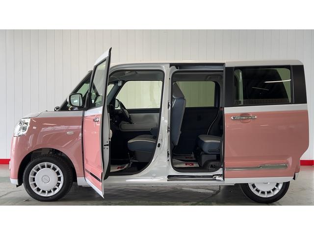 ムーヴキャンバスストライプスＧダイハツ認定中古車ｌ両側電動スライドドアｌ電動パーキングブレーキｌＬＥＤヘッドライトｌシートヒーターｌオートエアコンｌスマートアシストｌ保証／整備付（茨城県）の中古車