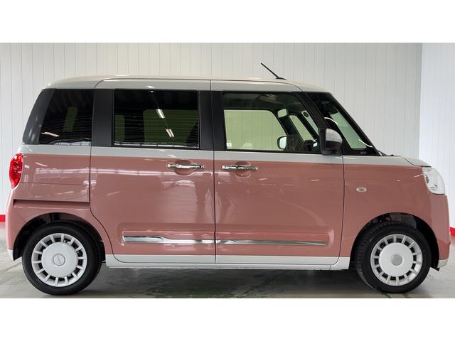 ムーヴキャンバスストライプスＧダイハツ認定中古車ｌ両側電動スライドドアｌ電動パーキングブレーキｌＬＥＤヘッドライトｌシートヒーターｌオートエアコンｌスマートアシストｌ保証／整備付（茨城県）の中古車