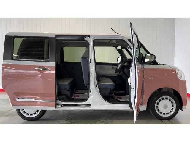 ムーヴキャンバスストライプスＧダイハツ認定中古車ｌ両側電動スライドドアｌ電動パーキングブレーキｌＬＥＤヘッドライトｌシートヒーターｌオートエアコンｌスマートアシストｌ保証／整備付（茨城県）の中古車