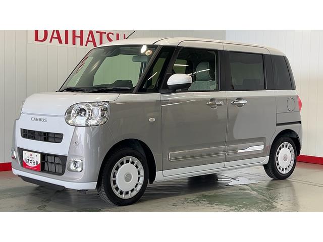 ムーヴキャンバスストライプスＧダイハツ認定中古車ｌ両側電動スライドドアｌ電動パーキングブレーキｌＬＥＤヘッドライトｌシートヒーターｌオートエアコンｌスマートアシストｌ保証／整備付（茨城県）の中古車