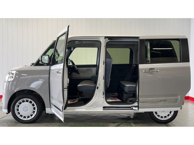 ムーヴキャンバスストライプスＧダイハツ認定中古車ｌ両側電動スライドドアｌ電動パーキングブレーキｌＬＥＤヘッドライトｌシートヒーターｌオートエアコンｌスマートアシストｌ保証／整備付（茨城県）の中古車