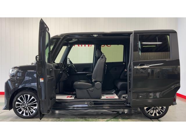 タントカスタムＲＳダイハツ認定中古車ｌターボｌ革ハンドルｌ両側電動スライドドアｌコーナーセンサーｌシートヒーターｌスマートアシストｌ保証／整備付（茨城県）の中古車