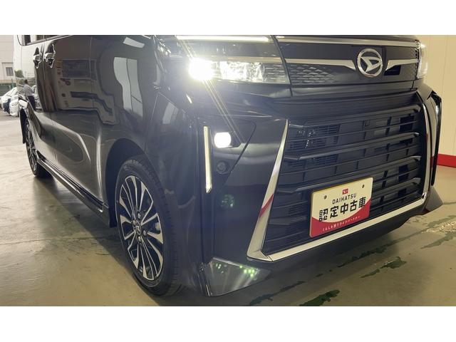 タントカスタムＲＳダイハツ認定中古車ｌターボｌ革ハンドルｌ両側電動スライドドアｌコーナーセンサーｌシートヒーターｌスマートアシストｌ保証／整備付（茨城県）の中古車