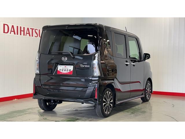 タントカスタムＲＳダイハツ認定中古車ｌターボｌ革ハンドルｌ両側電動スライドドアｌコーナーセンサーｌシートヒーターｌスマートアシストｌ保証／整備付（茨城県）の中古車
