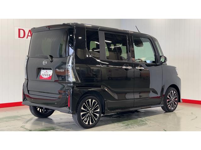 タントカスタムＲＳダイハツ認定中古車ｌターボｌ革ハンドルｌ両側電動スライドドアｌコーナーセンサーｌシートヒーターｌスマートアシストｌ保証／整備付（茨城県）の中古車