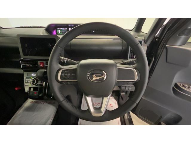タントカスタムＲＳダイハツ認定中古車ｌターボｌ革ハンドルｌ両側電動スライドドアｌコーナーセンサーｌシートヒーターｌスマートアシストｌ保証／整備付（茨城県）の中古車