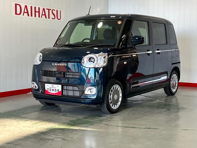 ムーヴキャンバスセオリーGダイハツ認定中古車lLEDヘッドライトl両側電動スライドドアl電動パーキングブレーキl革ハンドルlコーナーセンサーlスマートアシストl保証/整備付(茨城県)の中古車