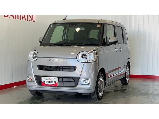 ムーヴキャンバスセオリーＧダイハツ認定中古車ｌ両側電動スライドドアｌ革ハンドルｌ電動パーキングブレーキｌＬＥＤヘッドライトｌシートヒーターｌオートエアコンｌスマートアシストｌ保証／整備付（茨城県）の中古車