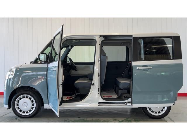 ムーヴキャンバスストライプスＸダイハツ認定中古車ｌ両側電動スライドドアｌキーフリーシステムｌオートエアコンｌスマートアシストｌコーナーセンサーｌ電動格納ドアミラーｌ保証／整備付（茨城県）の中古車