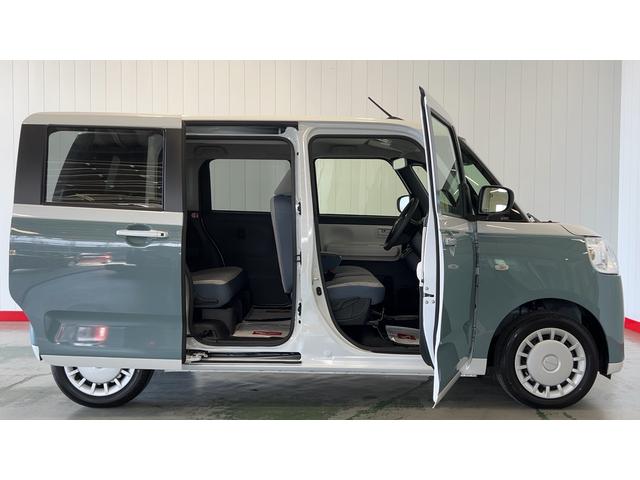 ムーヴキャンバスストライプスＸダイハツ認定中古車ｌ両側電動スライドドアｌキーフリーシステムｌオートエアコンｌスマートアシストｌコーナーセンサーｌ電動格納ドアミラーｌ保証／整備付（茨城県）の中古車