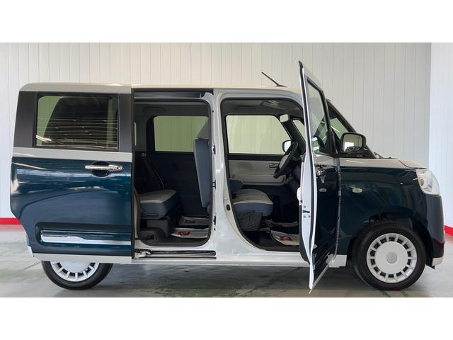 ムーヴキャンバスストライプスＧダイハツ認定中古車ｌ両側電動スライドドアｌ電動パーキングブレーキｌＬＥＤヘッドライトｌシートヒーターｌオートエアコンｌスマートアシストｌ保証／整備付（茨城県）の中古車