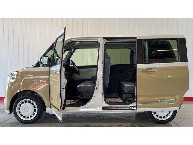 ムーヴキャンバスストライプスＧダイハツ認定中古車ｌ両側電動スライドドアｌ電動パーキングブレーキｌＬＥＤヘッドライトｌシートヒーターｌオートエアコンｌスマートアシストｌ保証／整備付（茨城県）の中古車