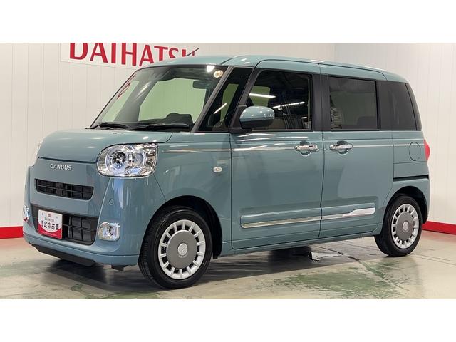ムーヴキャンバスセオリーGダイハツ認定中古車l両側電動スライドドアl電動パーキングブレーキl革ハンドルlLEDヘッドライトlシートヒーターlオートエアコンlスマートアシストl保証/整備付(茨城県)の中古車