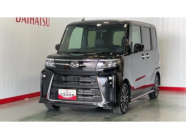 タントカスタムRSダイハツ認定中古車lターボl革ハンドルl両側電動スライドドアlコーナーセンサーlシートヒーターlスマートアシストl保証/整備付(茨城県)の中古車