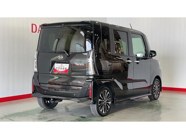 タントカスタムRSダイハツ認定中古車lターボl革ハンドルl両側電動スライドドアlコーナーセンサーlシートヒーターlスマートアシストl保証/整備付(茨城県)の中古車