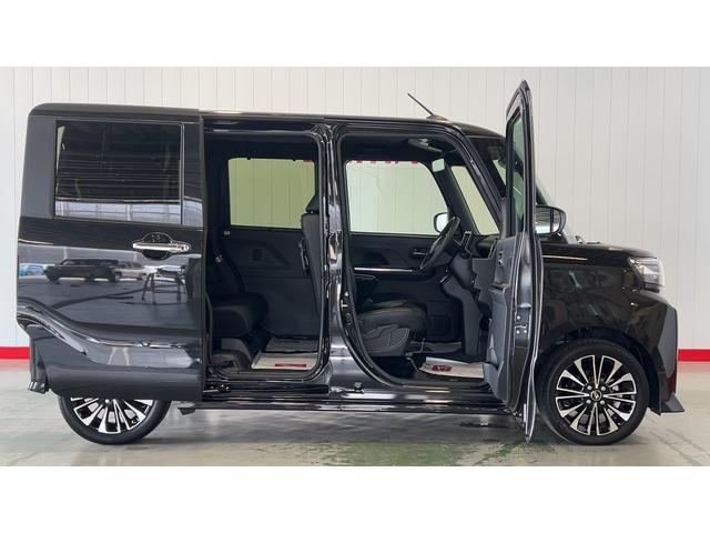 タントカスタムRSダイハツ認定中古車lターボl革ハンドルl両側電動スライドドアlコーナーセンサーlシートヒーターlスマートアシストl保証/整備付(茨城県)の中古車