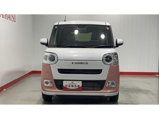 ムーヴキャンバスストライプスＧダイハツ認定中古車ｌ両側電動スライドドアｌ電動パーキングブレーキｌＬＥＤヘッドライトｌシートヒーターｌオートエアコンｌスマートアシストｌ保証／整備付（茨城県）の中古車