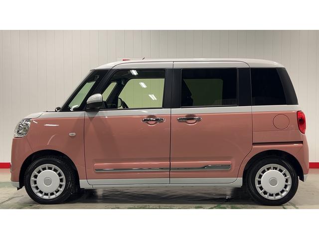 ムーヴキャンバスストライプスＧダイハツ認定中古車ｌ両側電動スライドドアｌ電動パーキングブレーキｌＬＥＤヘッドライトｌシートヒーターｌオートエアコンｌスマートアシストｌ保証／整備付（茨城県）の中古車