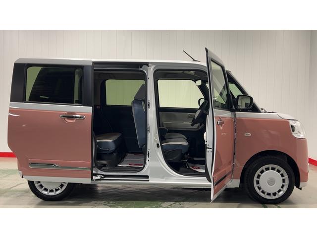 ムーヴキャンバスストライプスＧダイハツ認定中古車ｌ両側電動スライドドアｌ電動パーキングブレーキｌＬＥＤヘッドライトｌシートヒーターｌオートエアコンｌスマートアシストｌ保証／整備付（茨城県）の中古車