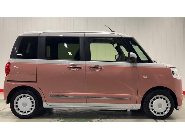ムーヴキャンバスストライプスＧダイハツ認定中古車ｌ両側電動スライドドアｌ電動パーキングブレーキｌＬＥＤヘッドライトｌシートヒーターｌオートエアコンｌスマートアシストｌ保証／整備付（茨城県）の中古車