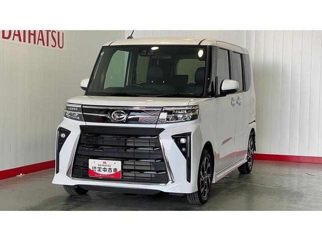 タントカスタムＸダイハツ認定中古車ｌＬＥＤヘッドライトｌキーフリーｌ両側電動スライドドアｌ電動パーキングブレーキｌシートヒーターｌコーナーセンサーｌスマートアシストｌ保証／整備付（茨城県）の中古車