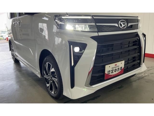 タントカスタムＸダイハツ認定中古車ｌＬＥＤヘッドライトｌキーフリーｌ両側電動スライドドアｌ電動パーキングブレーキｌシートヒーターｌコーナーセンサーｌスマートアシストｌ保証／整備付（茨城県）の中古車