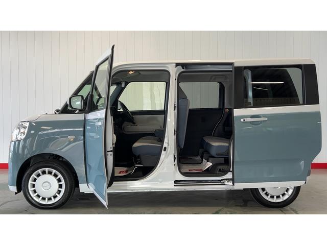 ムーヴキャンバスストライプスXダイハツ認定中古車l両側電動スライドドアlキーフリーシステムlオートエアコンlスマートアシストlコーナーセンサーl電動格納ドアミラーl保証/整備付(茨城県)の中古車