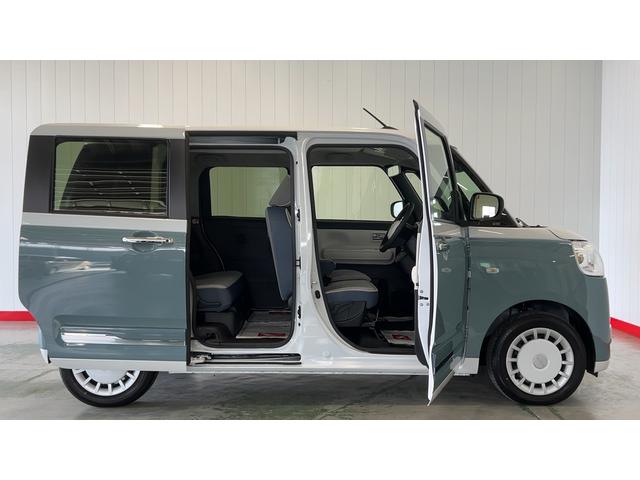 ムーヴキャンバスストライプスGダイハツ認定中古車l両側電動スライドドアl電動パーキングブレーキlLEDヘッドライトlシートヒーターlオートエアコンlスマートアシストl保証/整備付(茨城県)の中古車