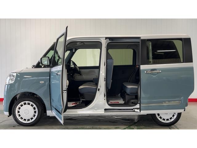 ムーヴキャンバスストライプスＧダイハツ認定中古車ｌ両側電動スライドドアｌ電動パーキングブレーキｌＬＥＤヘッドライトｌシートヒーターｌオートエアコンｌスマートアシストｌ保証／整備付（茨城県）の中古車