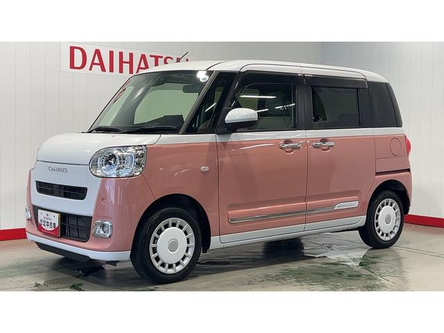 ムーヴキャンバスストライプスＧターボダイハツ認定中古車ｌ純正ナビｌパノラマモニターｌドライブレコーダーｌＥＴＣｌ両側電動スライドドアｌ電動パーキングブレーキｌＬＥＤヘッドライトｌシートヒーターｌスマートアシストｌ保証／整備付（茨城県）の中古車