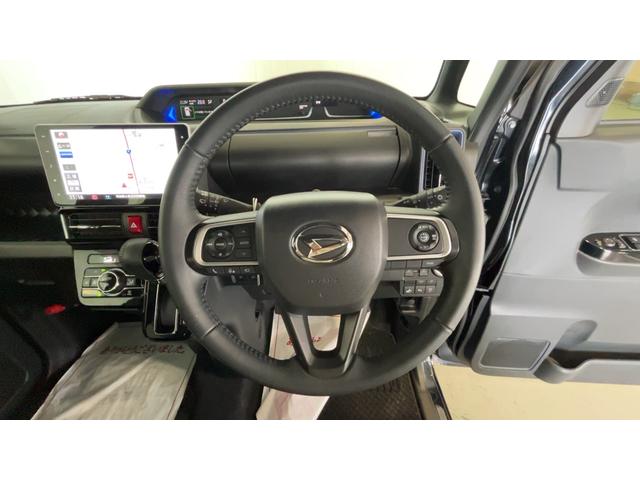 タントカスタムRSスタイルセレクションダイハツ認定中古車lターボl純正ナビlドライブレコーダーlパノラマモニターl革ハンドルlクルーズコントロールl両側電動スライドドアlコーナーセンサーlシートヒーターlスマートアシストl保証/整備付(茨城県)の中古車