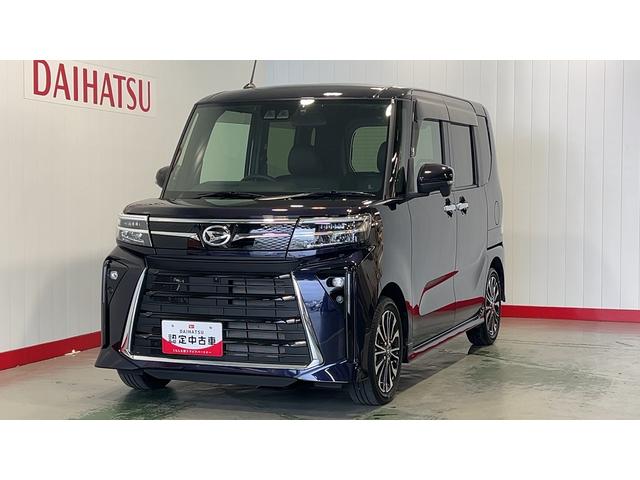 タントカスタムＲＳダイハツ認定中古車ｌディスプレイオーディオｌスマートパノラマパーキングパックｌドラレコｌターボｌ革ハンドルｌクルーズコントロールｌ両側電動スライドドアｌＥＴＣｌスマートアシストｌ保証／整備付（茨城県）の中古車