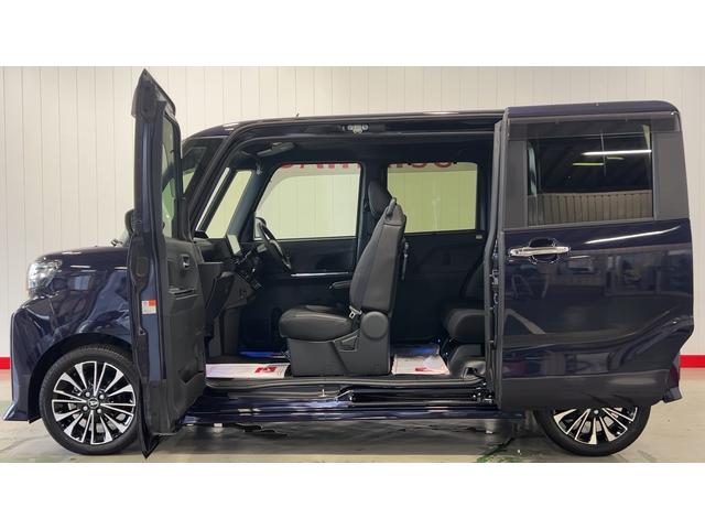 タントカスタムＲＳダイハツ認定中古車ｌディスプレイオーディオｌスマートパノラマパーキングパックｌドラレコｌターボｌ革ハンドルｌクルーズコントロールｌ両側電動スライドドアｌＥＴＣｌスマートアシストｌ保証／整備付（茨城県）の中古車