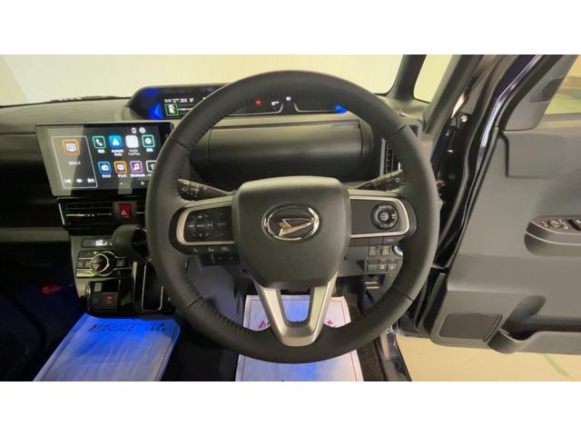 タントカスタムＲＳダイハツ認定中古車ｌディスプレイオーディオｌスマートパノラマパーキングパックｌドラレコｌターボｌ革ハンドルｌクルーズコントロールｌ両側電動スライドドアｌＥＴＣｌスマートアシストｌ保証／整備付（茨城県）の中古車