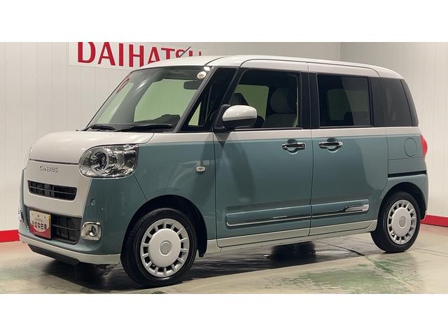 ムーヴキャンバスストライプスGダイハツ認定中古車l両側電動スライドドアl電動パーキングブレーキlLEDヘッドライトlシートヒーターlオートエアコンlスマートアシストl保証/整備付(茨城県)の中古車