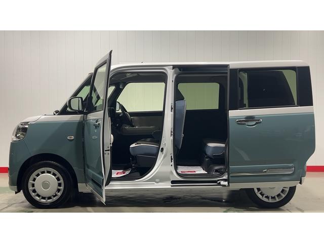 ムーヴキャンバスストライプスGダイハツ認定中古車l両側電動スライドドアl電動パーキングブレーキlLEDヘッドライトlシートヒーターlオートエアコンlスマートアシストl保証/整備付(茨城県)の中古車