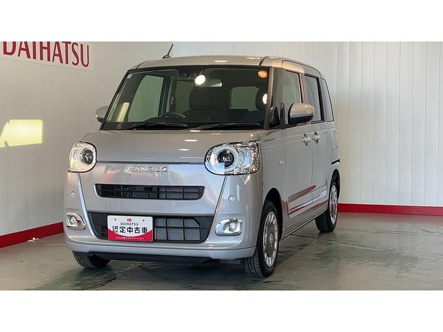 ムーヴキャンバスセオリーＧダイハツ認定中古車ｌ両側電動スライドドアｌ革ハンドルｌ電動パーキングブレーキｌＬＥＤヘッドライトｌシートヒーターｌオートエアコンｌスマートアシストｌ保証／整備付（茨城県）の中古車